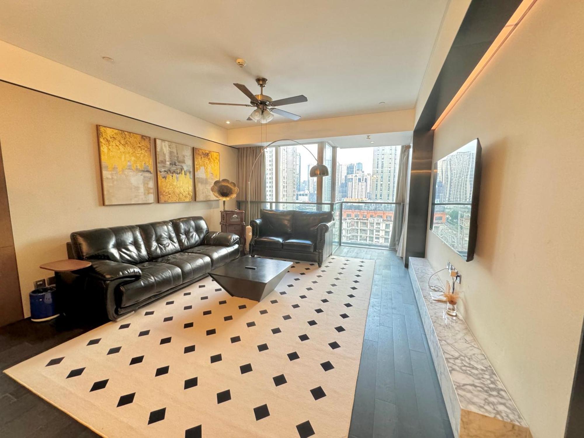 Zhome-Luxury Three-Bedroom Suite-Near The Bund Шанхай Экстерьер фото